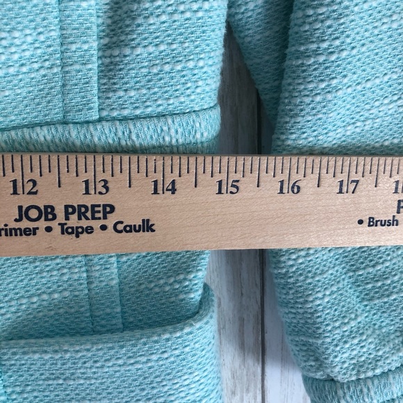 banana republic • Light Baby Blue Tweed Pea Coat - Picture 7 of 9